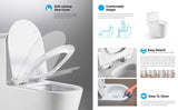 Annabella Rimless Back To Wall Toilet Suite - Timeless Bathroom Supplies