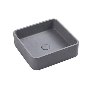 Aosta French Grey Above Counter Concrete Basin - Timeless Bathroom Supplies