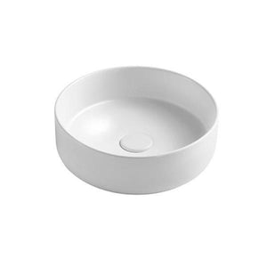 Blanca Round Above Counter Basin Matte White - Timeless Bathroom Supplies