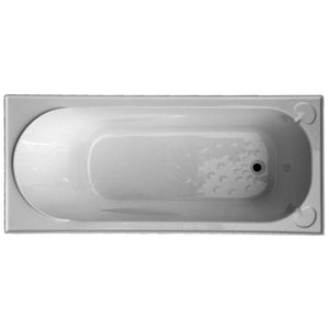 CB1500 Civic 1500mm Inset Acrylic Bath White - Timeless Bathroom Supplies