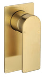 Cruze Bath/Shower Wall Mixer Brushed Gold - Timeless Bathroom Supplies