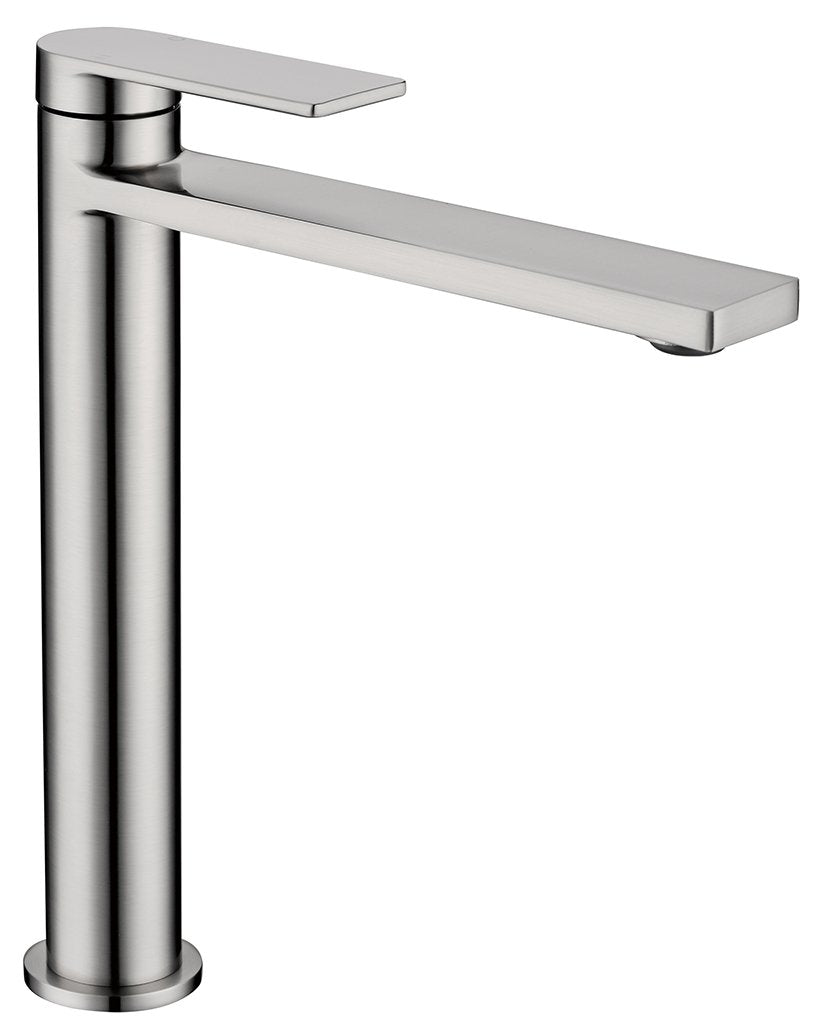 Cruze Tall Vessel Basin Mixer Brushed Nickel Timeless Bathroom Supplies Cruze Tall Vessel