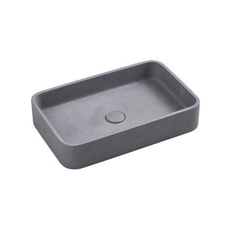 Cuneo French Grey Above Counter Concrete Basin - Timeless Bathroom Supplies