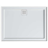 EC1090R Eco 1000mm x 900mm Rear Outlet Shower Base White - Timeless Bathroom Supplies