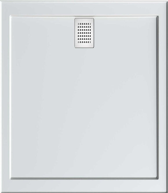 EC9010R Eco 900mm x 1000mm Rear Outlet Shower Base White - Timeless Bathroom Supplies