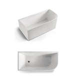 Franca 1700mm LH Corner Freestanding Bath - Timeless Bathroom Supplies