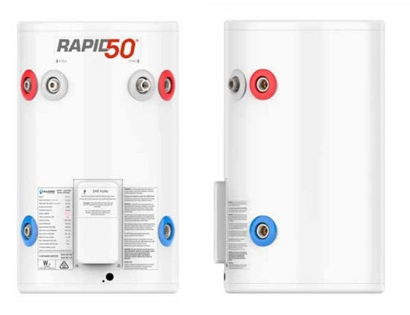 Rapid 50L Compact Electric Water Heaters - Timeless Bathroom Supplies