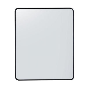 Rectangle Black Framed Mirror 650x500mm - Timeless Bathroom Supplies
