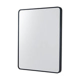 Rectangle Black Framed Mirror 650x800mm - Timeless Bathroom Supplies