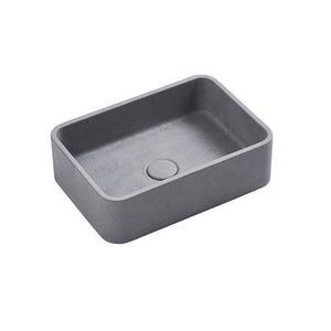 Rimini French Grey Above Counter Concrete Basin - Timeless Bathroom Supplies