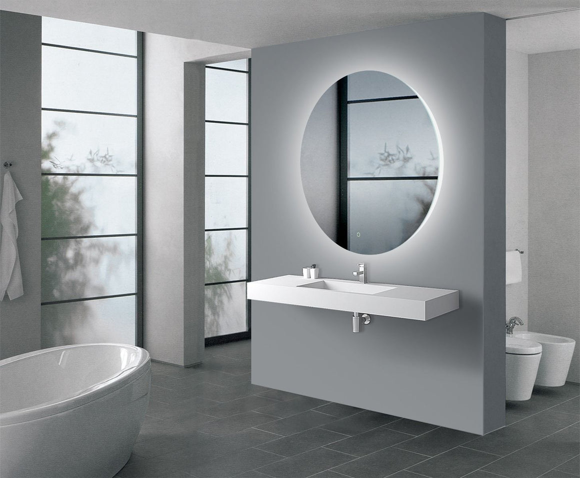 Round 750mm Backlit LED Mirror Timeless Bathroom Supplies Round 750mm