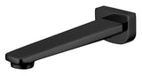 Sense 180mm Bath Outlet Matte Black - Timeless Bathroom Supplies